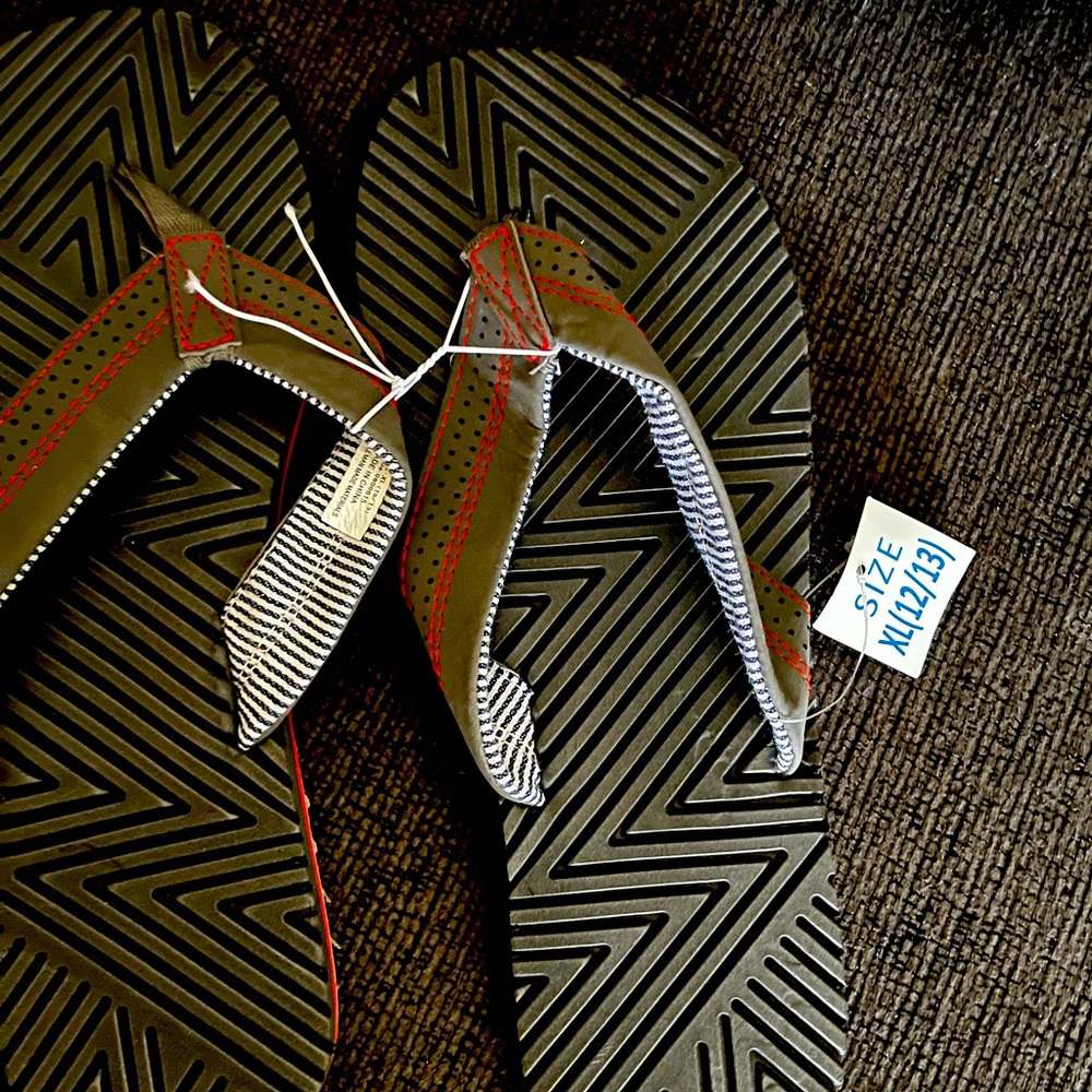 Men’s flip flops for sale.
